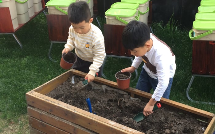 elementary-students-planting-seeds